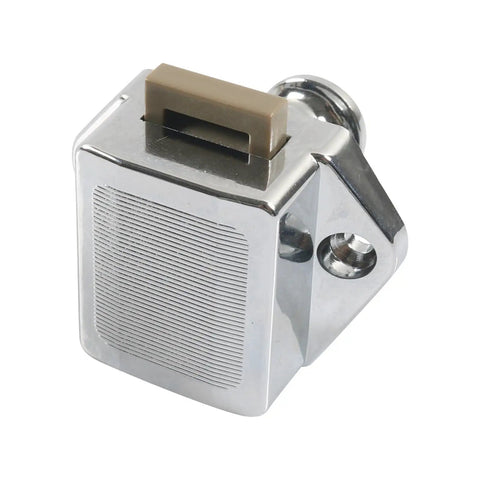 Reinforced Cabinet Push Button Locking System For Home Use No Fuss Quick Install Drawer Latches durable and stylish chrome finish