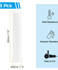 White Abs Plastic Rod 30mm By 200mm Round Solid Bar For Diy Model Making And Architecture Projects Smooth Cut Pack Of 3