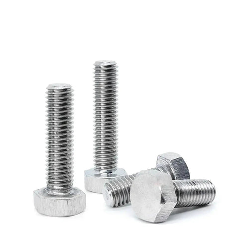 Premium TC4 Titanium Alloy Hex Bolts, M18x90mm, 10-Pack Heavy Duty Fasteners, Rust Proof Grade Five Titanium Screws on display.
