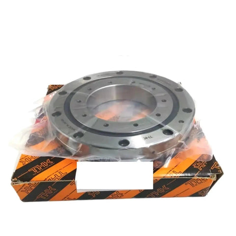 Precision Cross Roller Slewing Bearing Ru42 Ru42Uu Ru42Uuc0 in packaging, designed for robotic arms and CNC tables.
