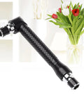 Heavy Duty Dual End Socket Wrench With 1/4 Hex Drive And Extended L Handle forged steel, showing handle grip and socket ends.