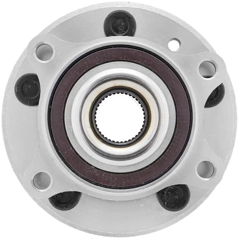 Built Tough 2 Pack Wheel Hub Bearing Assembly 513275 front view showing steel construction and inner bearing for Ford vehicles.