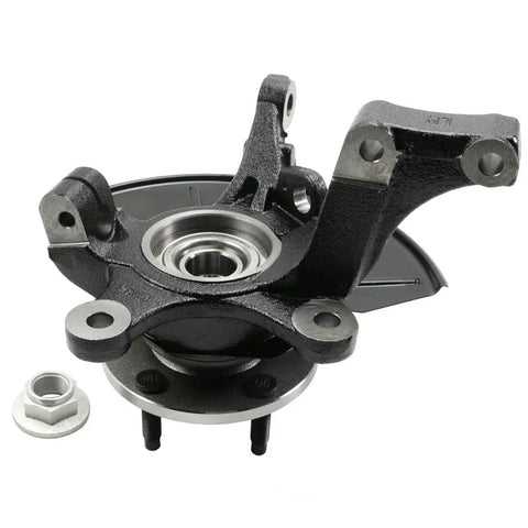 Set Of Two Heavy Duty Front Wheel Bearing Driver Side Passenger Side Hub Assembly For Ford Escape Mazda Tribute Mercury Mariner 2001 2012 OE Replacement Top Shelf Road Warrior Parts close-up image showing the assembly and components.
