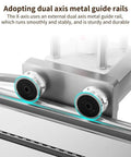 Hella Compact Foldable Ceramic 3D Printer For Clay And Liquid Deposition Molding 250Mm Build Area dual axis metal guide rails detail