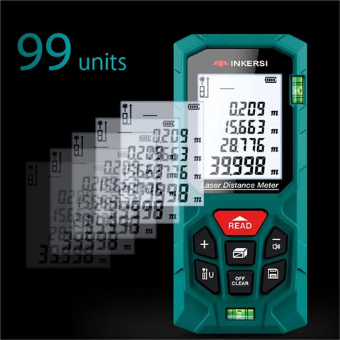 Rangefinder Digital Tape Measure 40M/70M/120m High Precision Distance Meter Digital Roulette Range(KE40 40m) with display