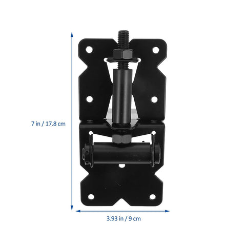 Heavy Duty Stainless Steel Gate Hinges For Wood Fences And Backyard Projects Built Like A Tank With Rust Resistant Coating, 7x3.93 in.