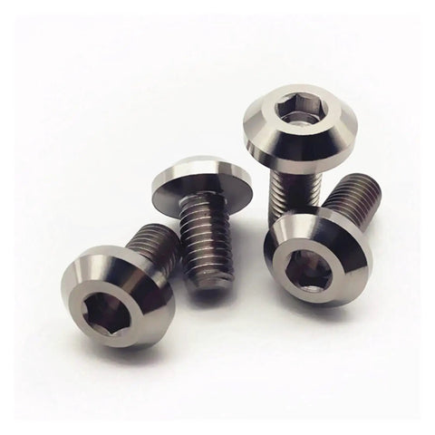 Grade 5 Titanium Hex Socket Screws For Motorcycle Disc Brake Fasteners M6 M8 Custom Bike Modification Bolts heavy duty kit