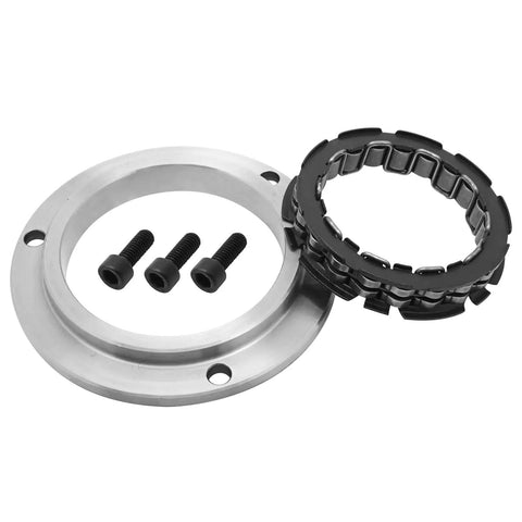 Heavy Duty Sprag Clutch Starter Hub And One Way Bearing Built Tough For RZR Ranger Ace And General Utv Engines with screws.