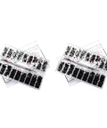 Straight Up Solid Black Screw Assortment Kit Featuring Portable Countersunk Round Head Fasteners for precision DIY repairs.