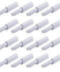Pack Of 16 Soft Close Cabinet Door Dampers Nylon Quiet Drawer Damper Soft Close Retrofits For Kitchen Bedroom Furniture Hardware No More Door Slams Hella Smooth Operation Solid Gear in grey.