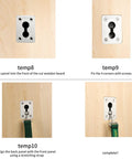 Heavy Lift Spring Socket Wall Plate For Yoga Rehab And Home Studio Panels No Sweat Setup Anchor Mount For Your Personal Fitness Space With Pro Grade Hardware installed in wooden board with adjustment strap.
