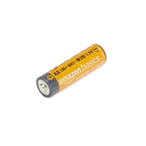Heavy Duty Aa And Aaa Alkaline Battery Value Pack With 24 Each For Toys Game Controllers Flashlights And Digital Cameras Top Shelf Power Built Different For Daily Grind Straight Out Of The Box Ready To Roll - Close-up of AA alkaline battery.