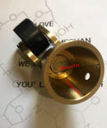Heavy Duty Brass Rubber Caster Wheels For Furniture Move Like Butter Swivel Replacement Casters showing vintage cup base and size dimensions.
