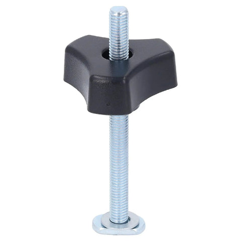 10 Piece T Track Knobs Kit With M8x100mm Bolts Nuts And Washers For Woodworking Jigs And Fixtures Stainless Steel Build For Quick Secure Setup And Easy Clamp Adjustments, black knob with M8x100mm bolt and washer