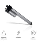 Hella Tough 12V IP66 Waterproof Linear Actuator Delivering A Badass 24 Inch Stroke And Serious 450 Lbs Of Force Built Like A Tank For Gritty Outdoor Jobs Zero Hassle Stainless Steel Rod with stainless steel shaft.