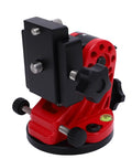 Red 90 Degree Adjustable Equatorial Mount Latitude Base Wedge for Telescopes, aluminum alloy with hex wrench and knobs for stargazers