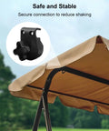 Porch swing canopy with Two Pack Porch Swing Canopy Fittings For 20 To 23 mm Frame Joints Garden Plastic Replacement Parts