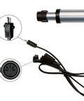 No Stress Heavy Duty Power Recliner Motor And Linear Actuator For Lift Chair Replacement DL DT 2001 power cord and connector details.
