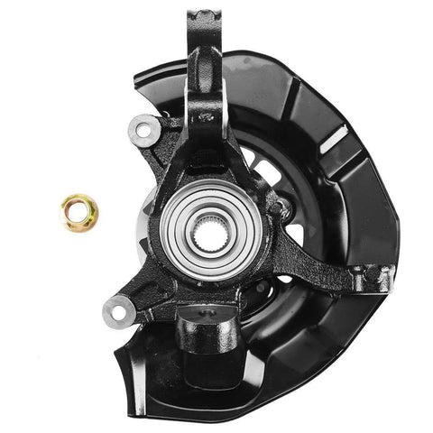 Built Rugged Front Wheel Hub And Bearing Assembly For 2005-2011 Toyota Avalon V6 Sedan Left And Right Pair Oem Fit, showing detailed hub design.