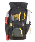 Ziptop Utility Pouch Small With Double Pull Zipper Cover And Snap-Back Lid, Handy Tool Organizer For Wrenches, Bits, Pliers