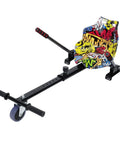 Hoverboard Go Kart Attachment With Adjustable Length 27 To 39 Inches Comfortable Seat Go Cart Accessory For 6.5 8 And 10 Inch Hoverboards Safe