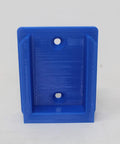Blue PLA tool holder from 10 Pack Tool Mount Holders For 24V Cordless Tools, wall-mountable for garage or workshop use.