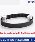 HTD 3M Timing Belt For 3D Printers Closed Loop Synchronous Belt with pulleys, rubber construction