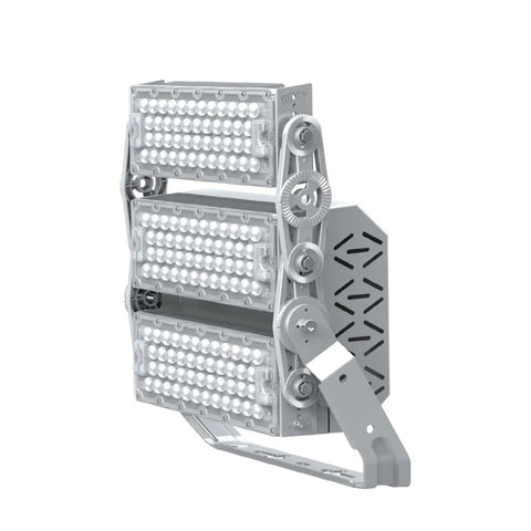 Heavy Duty Led Floodlight 240W To 720W Waterproof High Pole Mount for large outdoor settings, showcasing white LED panels.