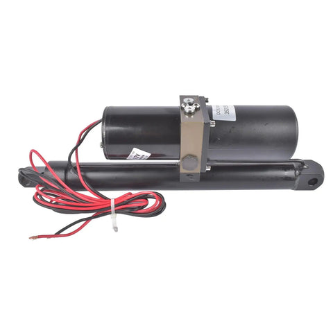 Heavy Duty Hydraulic Linear Actuator 12 Volt Electric Lift With 1700 Pound Push Force And 12 Inch Stroke, hydraulic cylinder and wires.