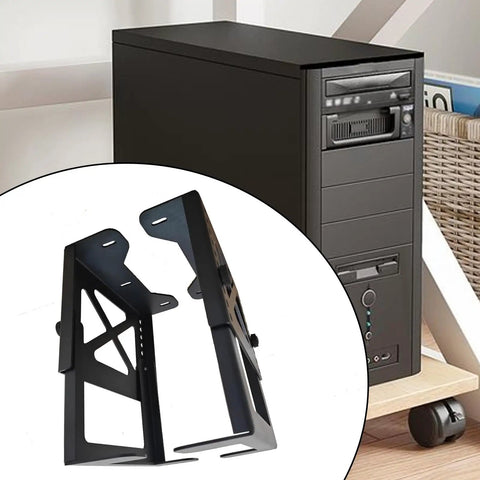 Heavy Duty Adjustable Open Frame Server Rack A Badass Setup For Nas Computers And Gaming Consoles With Pc Tower Under Desk Mount Bracket beside solid steel brackets.
