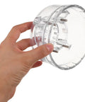 Professional Fire Alarm Detector Removal Head Replacement Attachment for hassle-free installations held in hand.