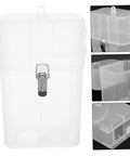 Tough As Nails Weatherproof Socket Box For E Bike Charger Shield Durable Rain Resistant Cover For Outdoor Electric Vehicle Plugs White Plastic Housing with latch