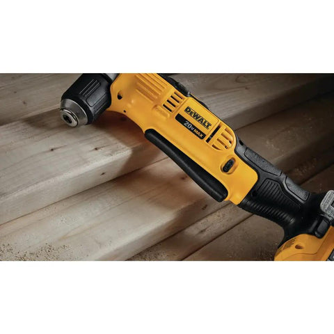 Compact 20V Max Right Angle Drill With Dual Speed Ranges 0 To 650 And 0 To 2000 RPM, Slim 4 Inch Length For Easy Access, Multi Grip Trigger For Tight Spots, Ergonomic Design, Tool Only