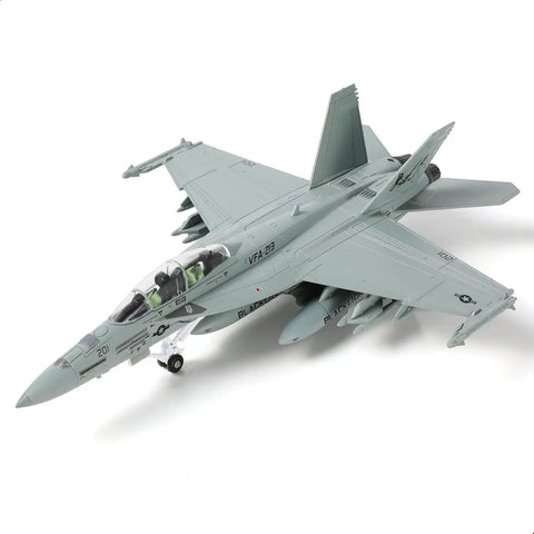 One Hundredth Scale FA18 Super Hornet Fighter Jet Model From US Navy VFA 213 Black Lions with metal diecast body