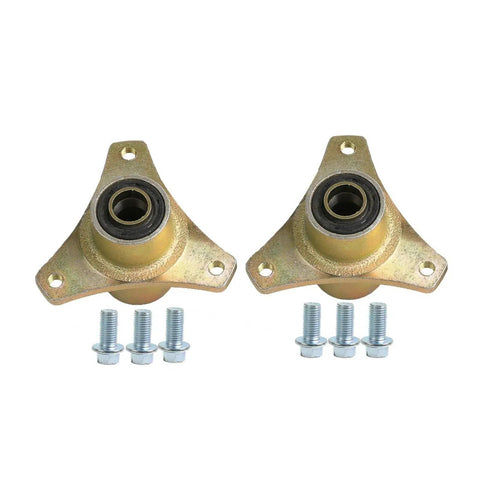 3 Stud Front Wheel Hub Steering Knuckle Spindle Kit For Go Kart ATV Quad 110cc 125cc With Gold Or Black Finish Center Hole About 17mm Ships Randomly