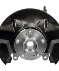 1pc Beefed Up Wheel Bearing Hub Assembly Front Right Fits Honda Accord 2013 2014 2015 2016 2017 viewed from the front with mounting bolts