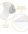 Super Smooth Removable Double Sided Tape 5Cm X 164Ft Transparent Pet Roll showing easy peel and invisible appearance.