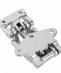 Heavy Duty Upper Rear Door Hinge Replacement Pair For Daily Trucks 2014 Plus, high grade steel pivot kit close-up.
