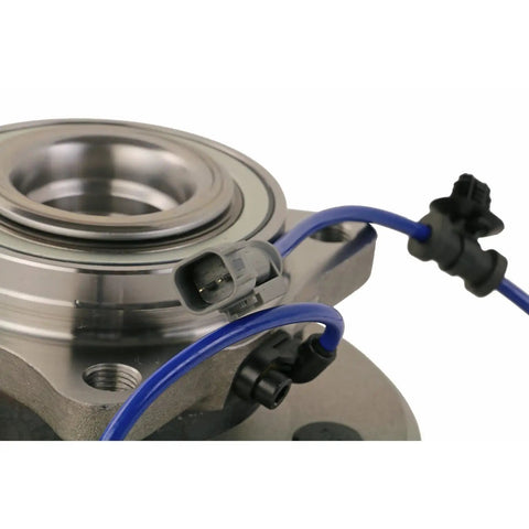 Heavy Duty Rear Wheel Bearing And Hub Assembly For Ford Expedition 2018 To 2021 close-up view showing connectors and tool-free installation features.