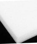 Heavy Duty White Foam Padding Sheets For Shipping And Toolbox Organization With Strong Adhesive Backing close-up view of soft white foam.