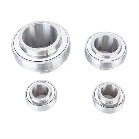 Premium Stainless Steel Spherical Bearing Built Tough With A Tight Grip Set Screw Lock For Effortless Drop In Mounting And Smooth Rolling Performance On Light Industrial Machinery Projects - multiple sizes