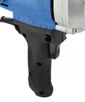 Close-up of the Heavy Duty Corded Mixing Drill With Six Speed Settings Up To Three Thousand Rpm, showing the durable grip and motor housing.