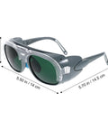 Top Shelf Welding Safety Goggles With Heavy Duty ABS Construction And Double Layer Lenses, 5.50 in size, designed for protection.