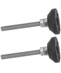 Adjustable Leveling Pads Pro Grade With Nylon Rubber Base For Machine Tools Furniture And Shelves 50mm Height Round Feet M6 Threaded Socket