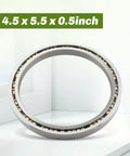 Heavy Duty Thin Section Roller Bearing Drop Right In Straight Swap Compatible With KD045XP0 RD045XP0 4.5 x 5.5 x 0.5 Inch close-up view