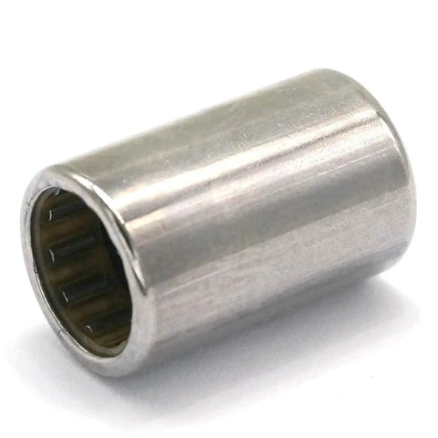 Five Piece One Way Needle Roller Bearing Set 10x14x22mm Steel Clutch Bushings close-up showing precision construction.