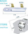 Dryer Heating Element Replacement For WED4815EW1 And 110 Series Models Thermal Fuse Components