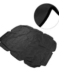 Rugged 2-Seat Swing Canopy Replacement For Outdoor Patio Garden, Waterproof 210D Oxford Fabric, Black, Weatherproof Fit