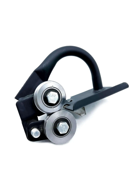 Bead Roller Tool Adjustable Hand Pulled Portable Bead Roller For Sheet Metal 0.6mm 23 Gauge Iron Plate Roller, side view