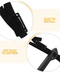 Close-up of quick lock strap detail for Game Changer Under Desk Computer Tower Stand For PC Hanging Bracket.